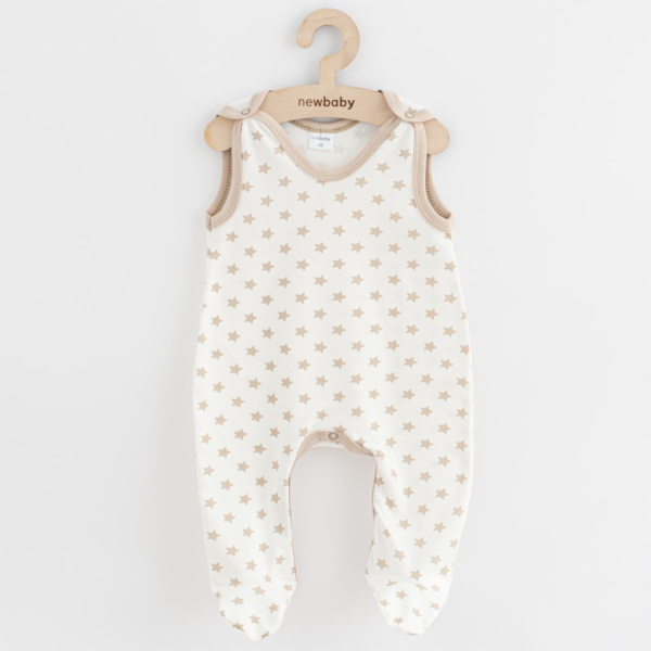 Kojenecké dupačky New Baby Classic II Uni 3ks béžové Vel....