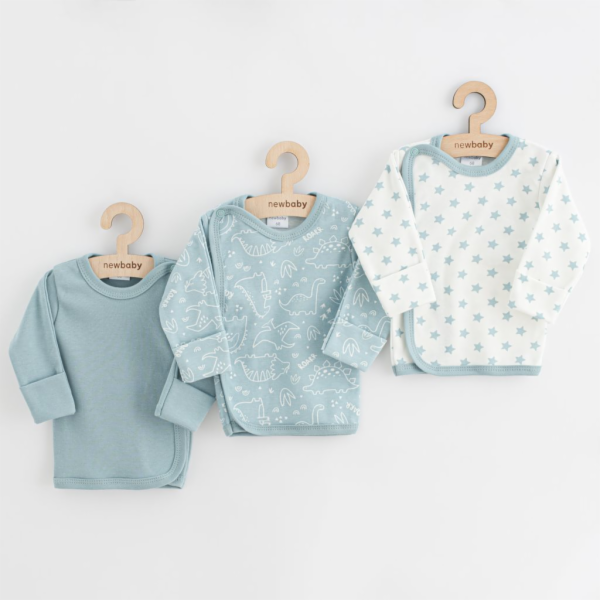 Kojenecká košilka New Baby Classic II Uni 3ks mátová Vel....