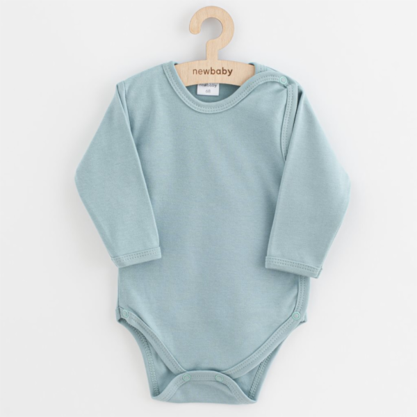 Kojenecké celorozepínací body New Baby Classic II tmavě m...