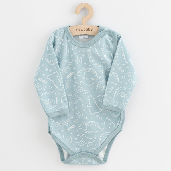 Kojenecké celorozepínací body New Baby Classic II dino má...