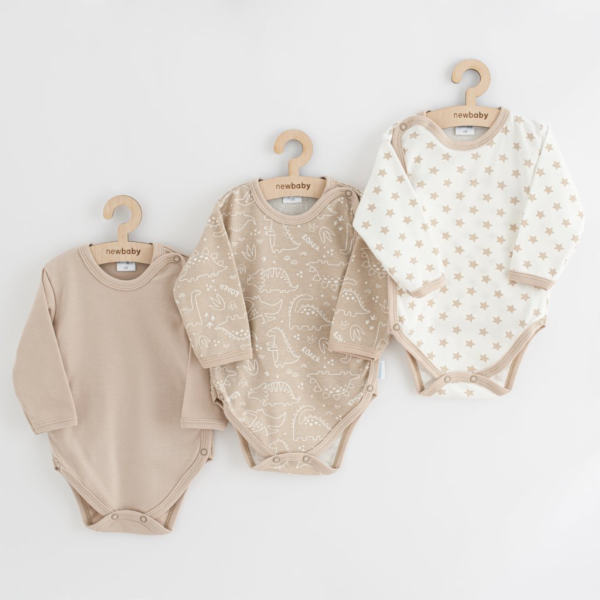 Kojenecké celorozepínací body New Baby Classic II Uni 3ks...