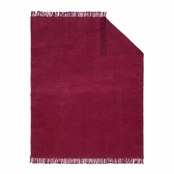 Ibena Uni deka Braga červená 150x200