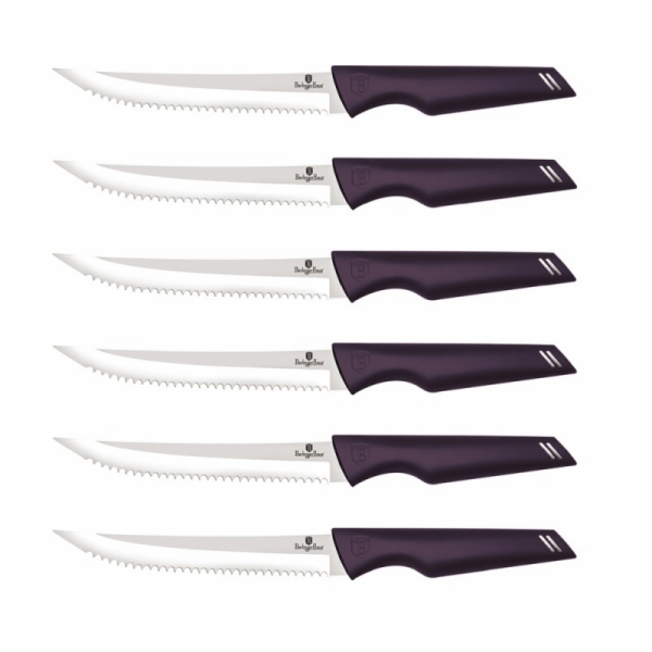 Sada steakových nožů 6 ks Purple Eclipse Collection BH-2789
