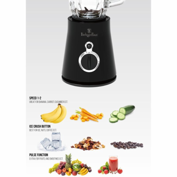 Mixér stolní 1,5 l Matte Black Collection BH-9442