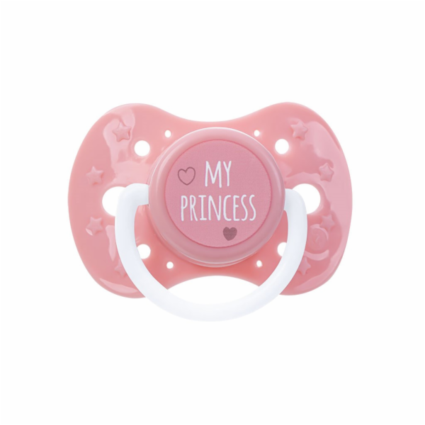 Uklidňující silikonový dudlík 0m+ Akuku My Princess Vel.0...
