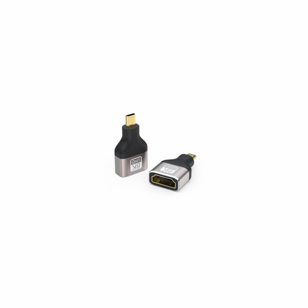 PREMIUMCORD Adapter 8K HDMI Typ A - micro HDMI Typ D, kov...