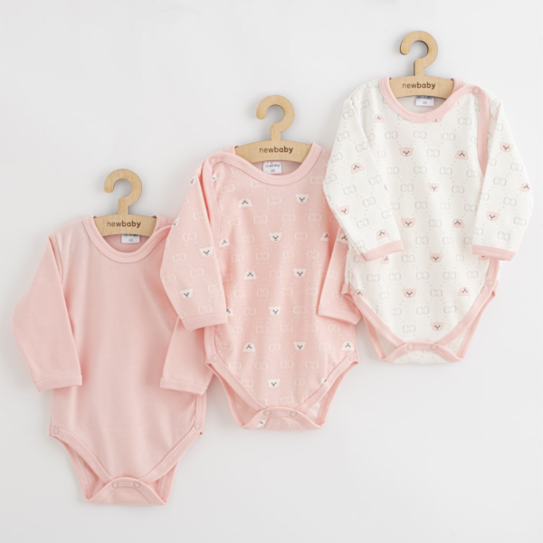 Kojenecké celorozepínací body New Baby Classic II Holka 3...