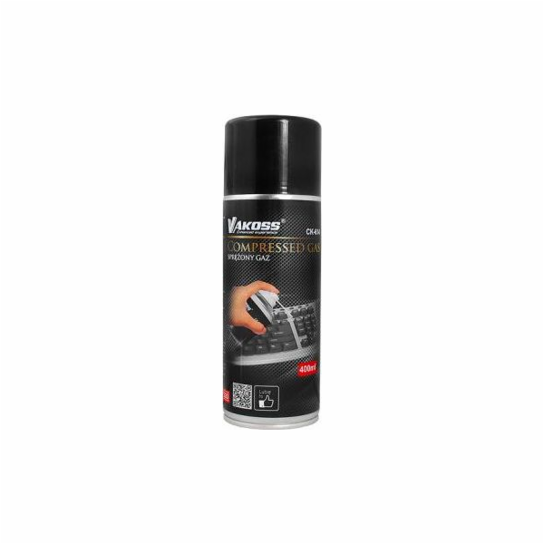 Vakoss Stlačený vzduch pro odstranění prachu 400 ml (CK-664)