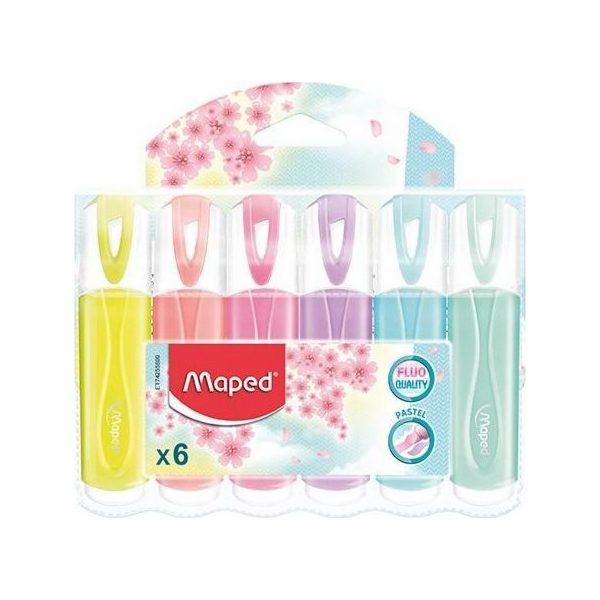 Maped Highlighter Fluo Peps pastel 6 barev MAPED