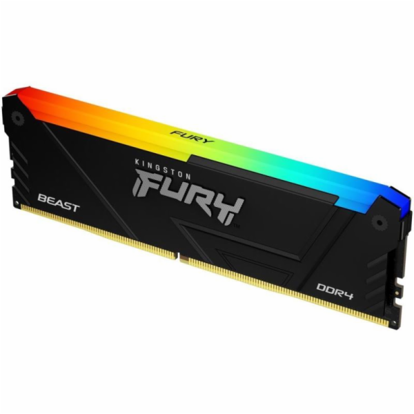 KINGSTON DIMM DDR4 8GB 3200MT/s CL16 FURY Beast RGB, XMP