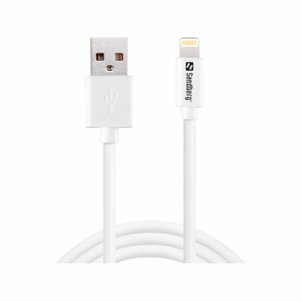 Sandberg 440-75 USB>Lightning MFI 1m Bílá