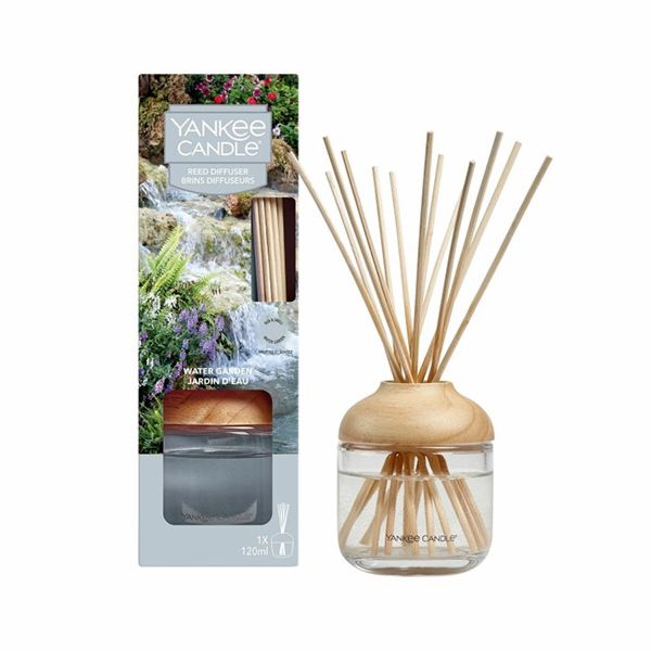 Aroma difuzér Yankee Candle, Zahradní potůček, 12 stébel,...