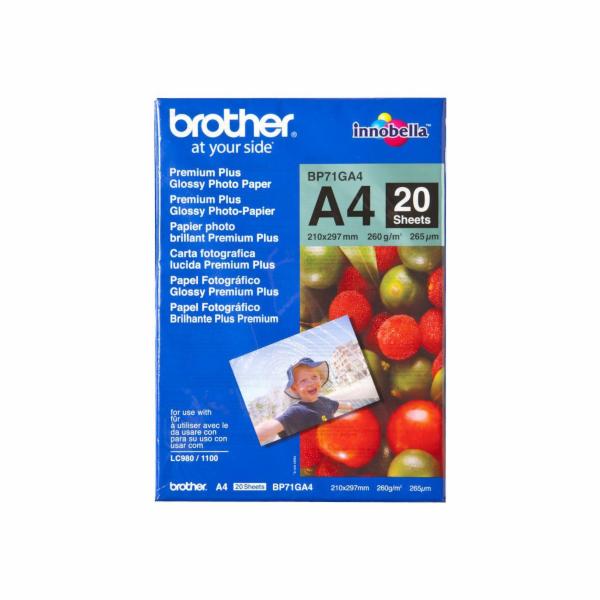 BROTHER Paper BP-71 foto lesklý A4/20ks