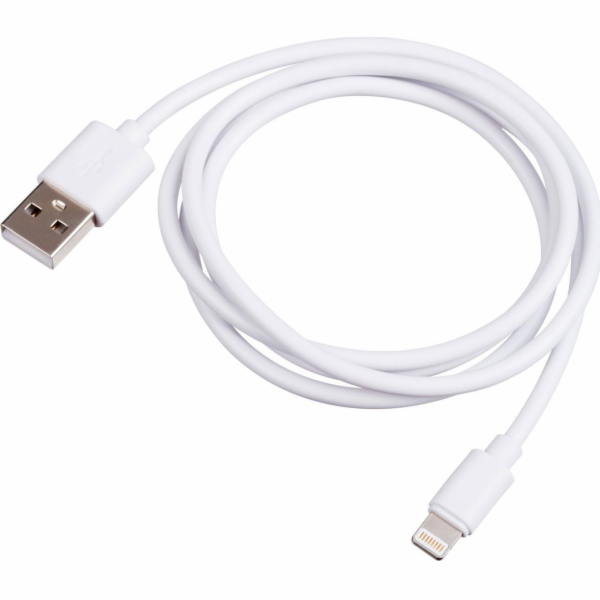 Akyga USB - Lightning kabel 1m bílý (AK-USB-30)