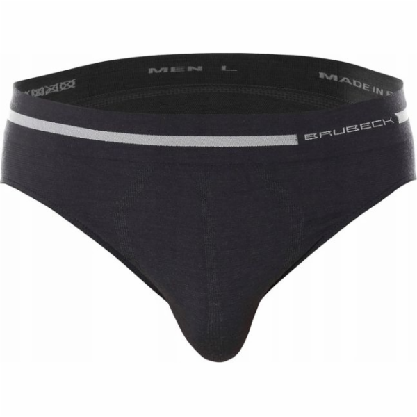 Brubeck BE10110 Pánské slipy ACTIVE WOOL grafit XXL