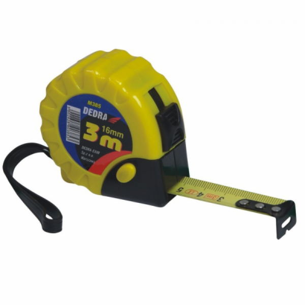 Svinovací metr Dedra se zámkem a háčkem 2m/16mm - M285