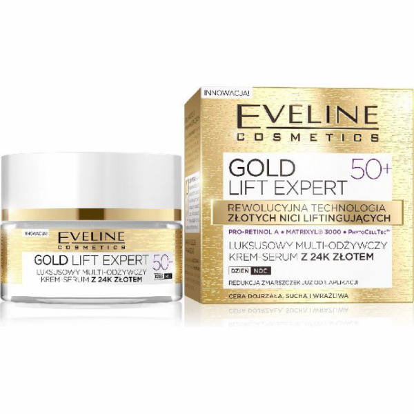 Eveline Gold Lift Expert 50+ Multi výživné krémové sérum ...