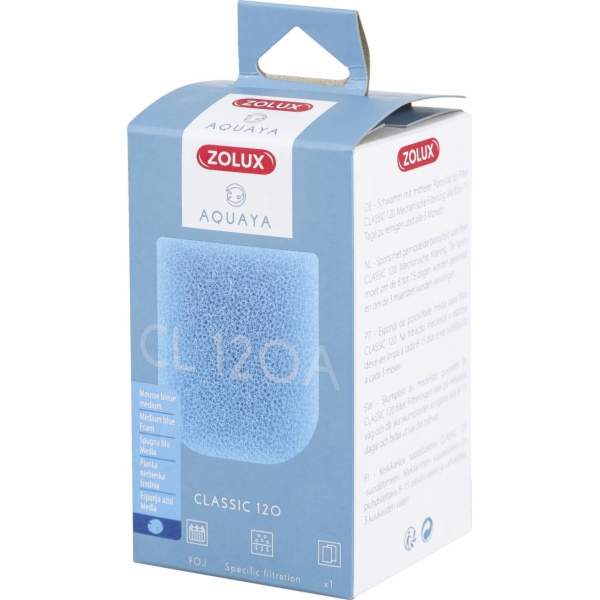 Vložka houbičky Zolux ZOLUX AQUAYA Blue Foam Classic 120