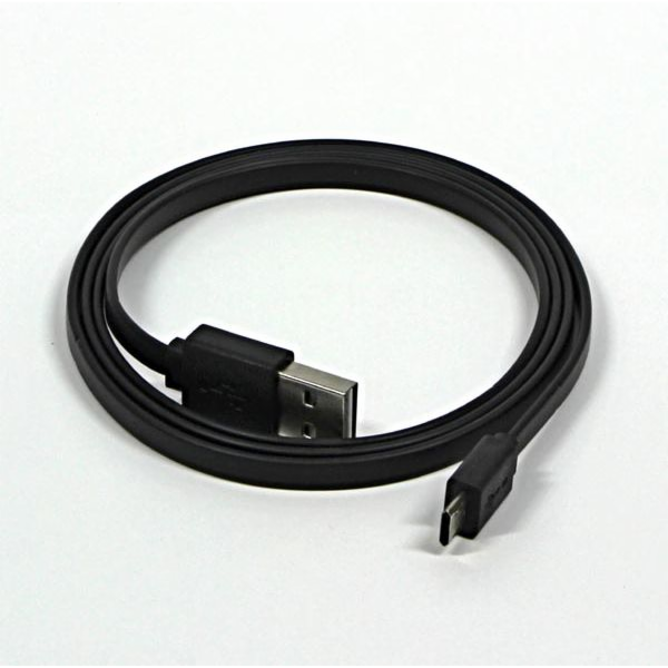 USB kabel Logo USB-A - microUSB 1 m Černý