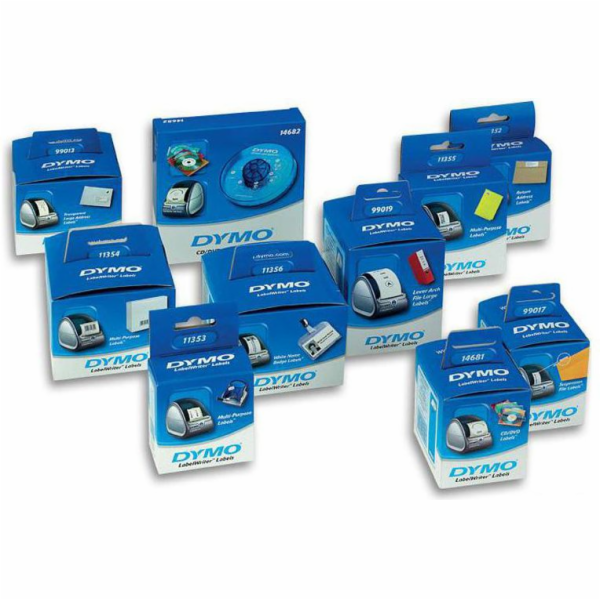 Dymo páska S0722370 (černá na bílé)