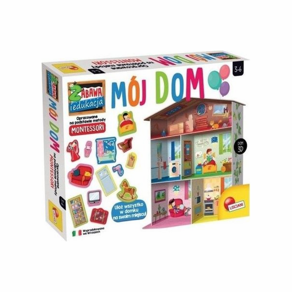 Lisciani Vzdělávací hra Montessori Maxi můj dům