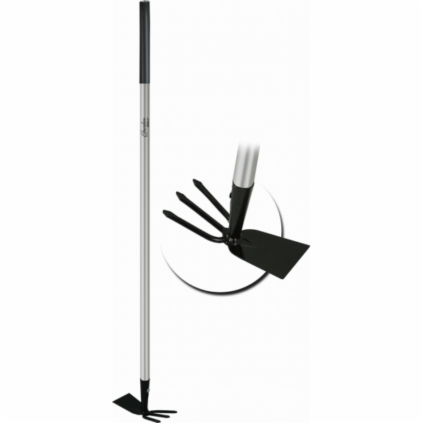 DEDRA Přímá motyka s vidlemi, kovová rukojeť, délka 114 cm
