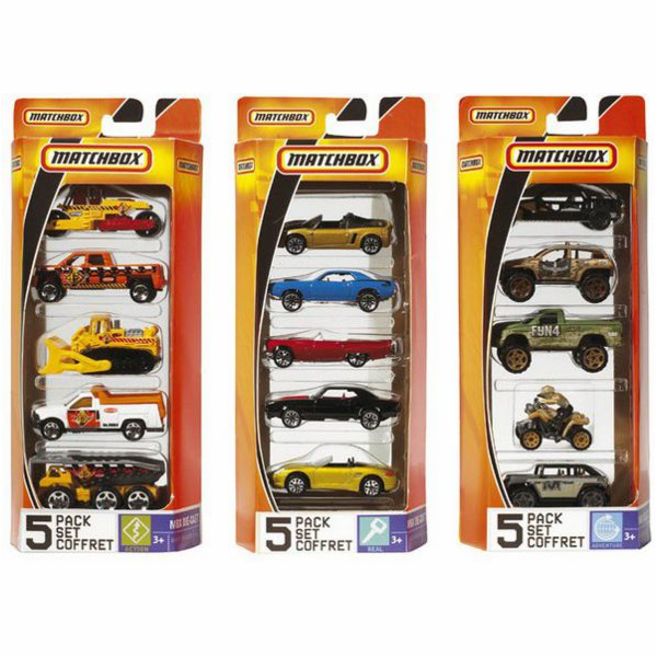 Mattel MATCHBOX FIVE BACK