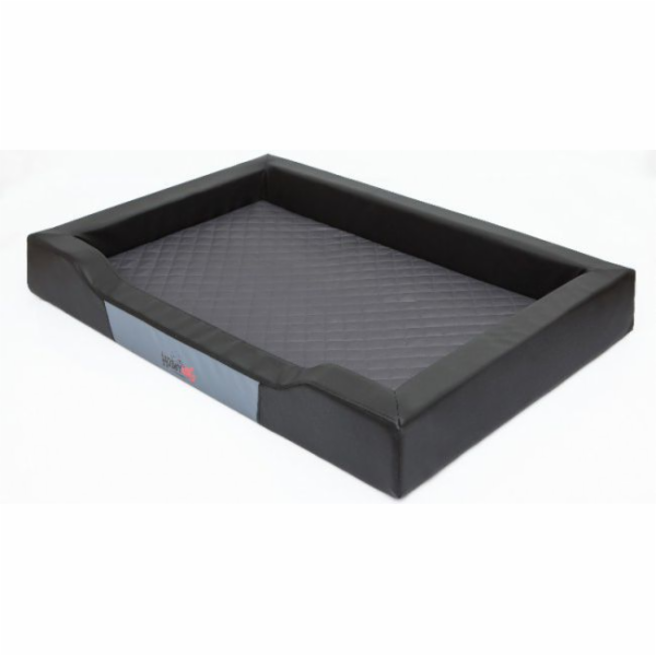 Postel Hobbydog Deluxe - černá a grafitová XXL