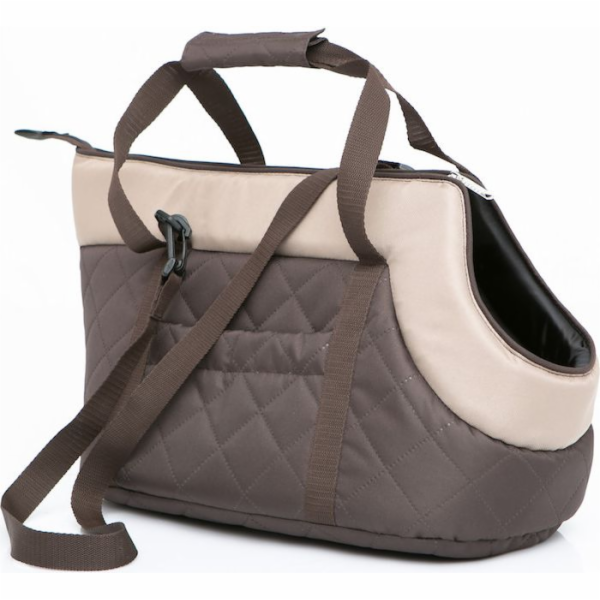 HOBBYDOG Bag - Hnědá s béžovou šálou (Nubuk) R2