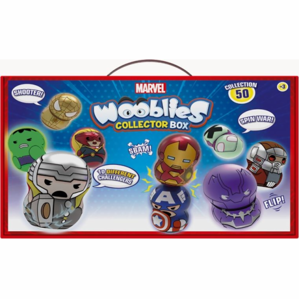 Figurka Tm Toys Marvel Wooblies - sběratelská krabice + 4...