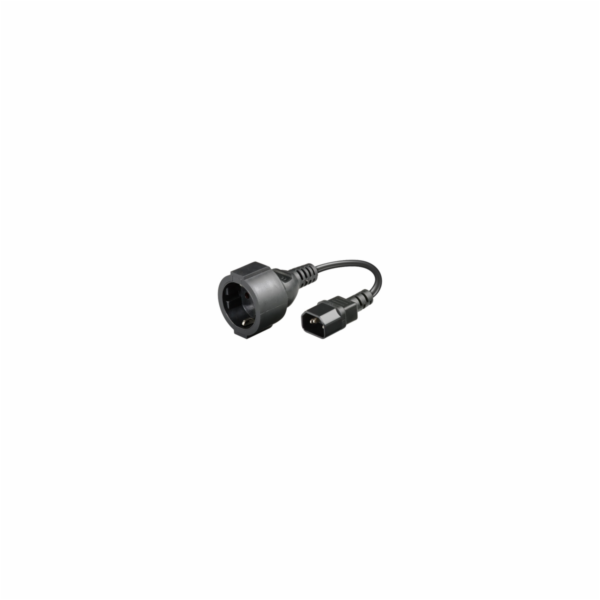 MicroConnect Adapter C14 -Schuko napájecí kabel, 0,23 m (...