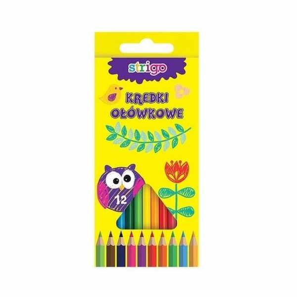 Strigo Trojúhelníkové pastelky 12 barev STRIGO