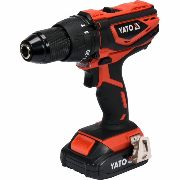 Yato YT-82786 vrtací šroubovák 18 V 1 x 2 Ah baterie