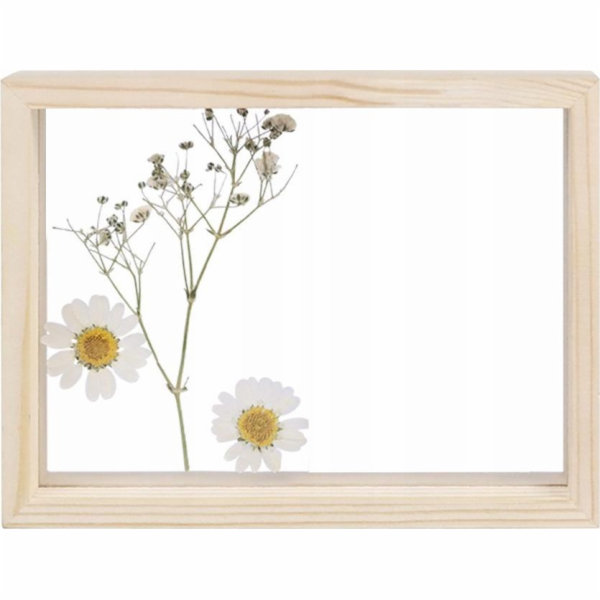 LoveInstant stojící dřevěný fotorámeček 10x14,5 cm / suše...