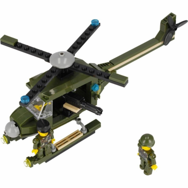ALLEBLOX Klocki Militaria 3v1 vrtulník 170 prvků Alleblox...
