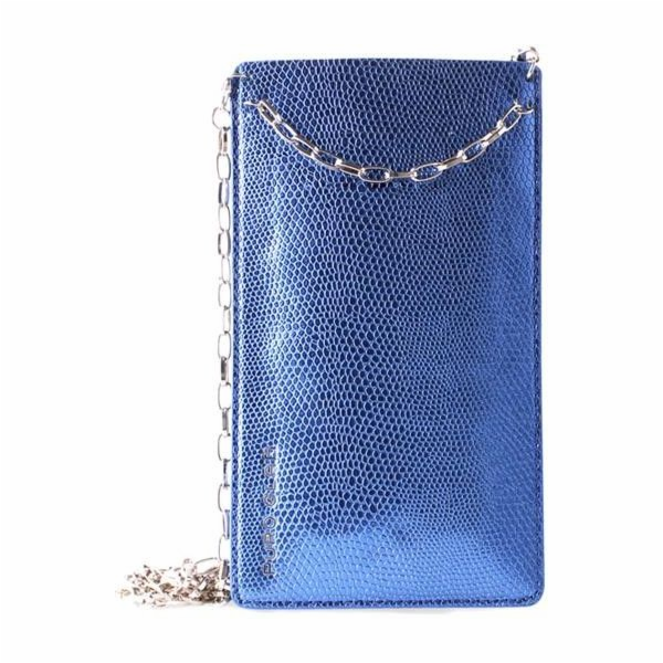 Puro Glam Chain Case Univerzální zlatý řetízek, modrý, ve...