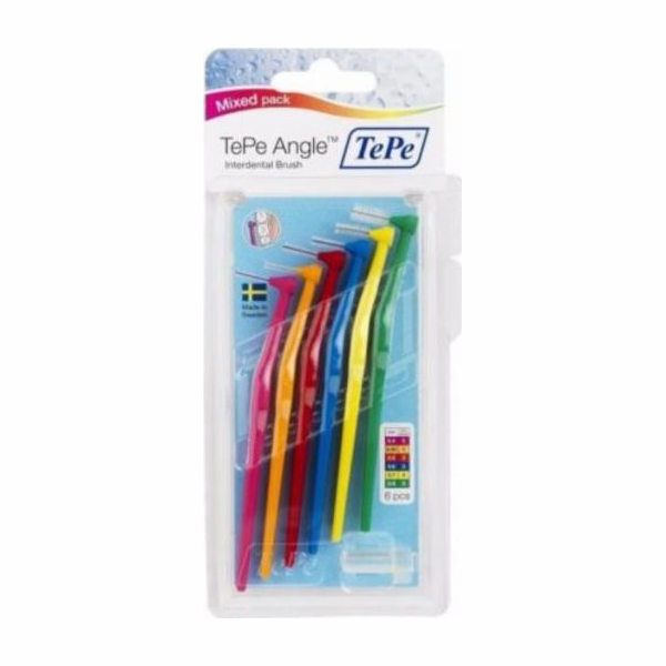 TePe TePe Angle Mixed Pack Mezizubní kartáček 6 ks