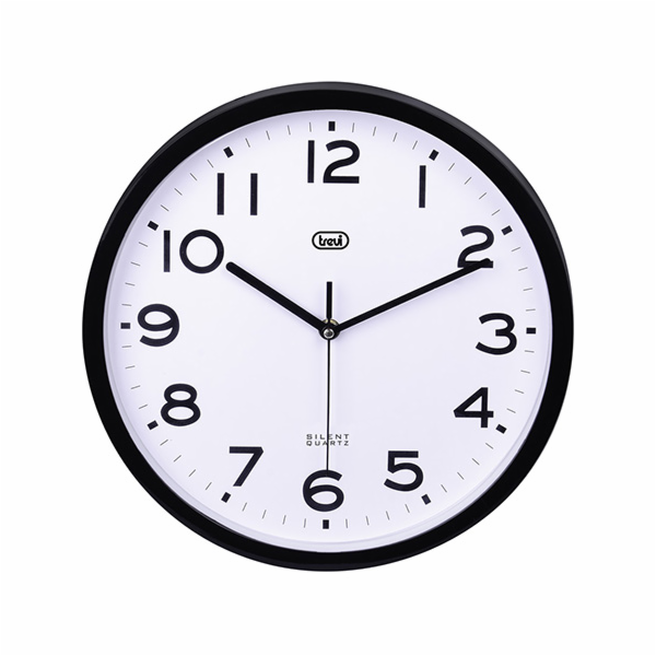 Hodiny Trevi, OM 3302 S BK, nástěnné, průměr 30 cm, tichý...