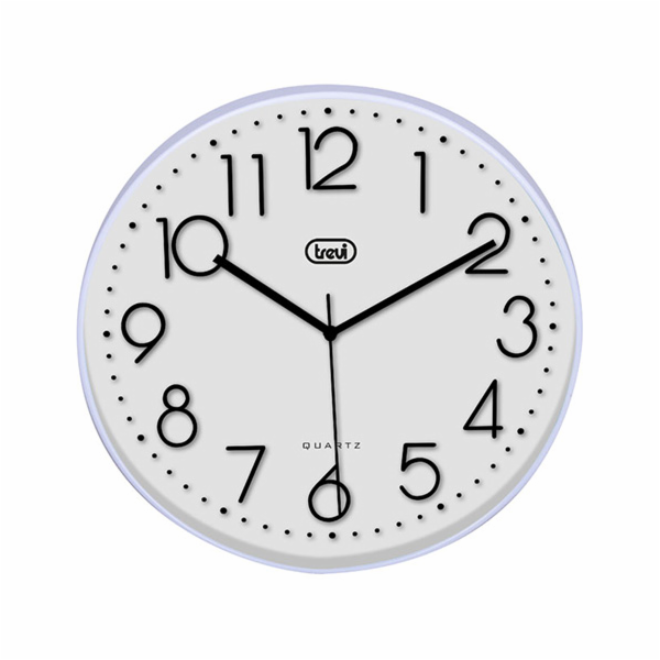 Hodiny Trevi, OM 3508 S/WH, nástěnné, průměr 30 cm, Quart...