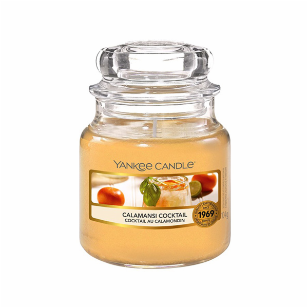 Svíčka ve skleněné dóze Yankee Candle, Calamansi koktejl,...