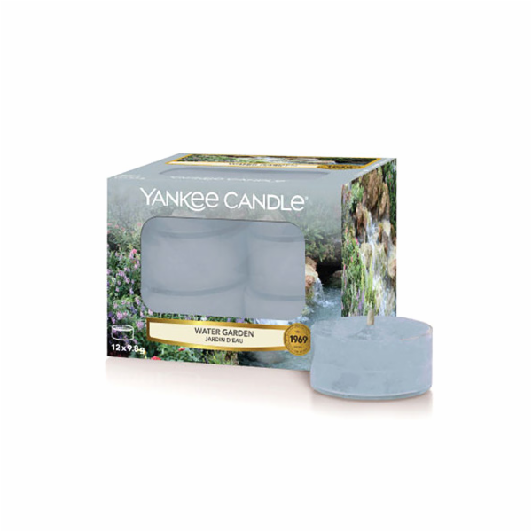 Svíčky čajové Yankee Candle, Vodní zahrada, 12 ks