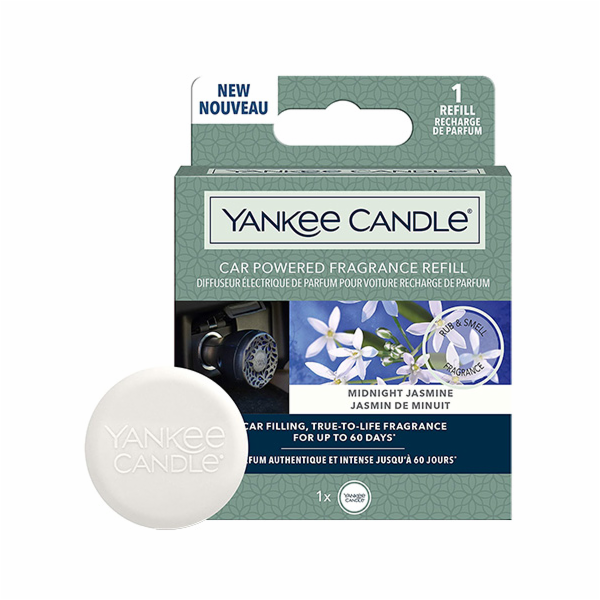 Náplň vůně do auta Yankee Candle, Půlnoční jasmín, 1 ks