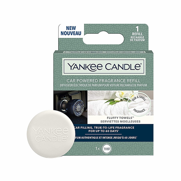 Náplň vůně do auta Yankee Candle, Načechrané ručníky, 1 ks