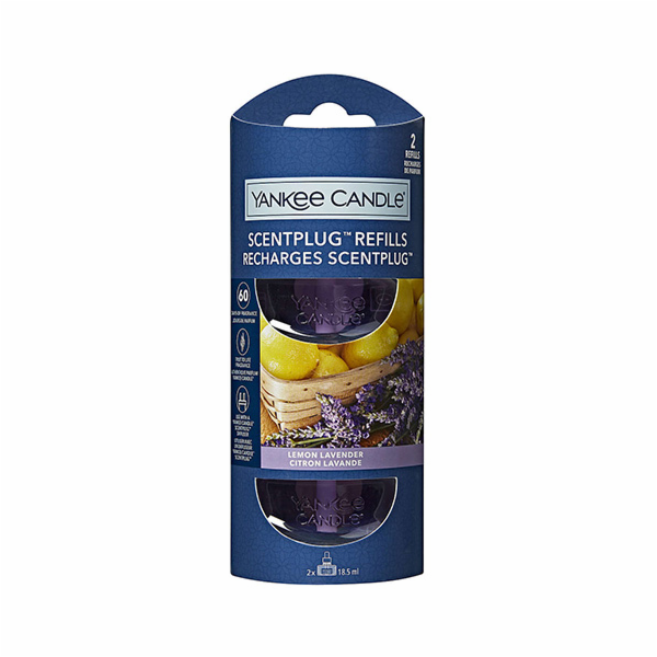 Náplně do osvěžovače Yankee Candle, Citrón a levandule, 2...
