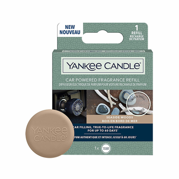 Náplň vůně do auta Yankee Candle, Přímořská dřeva, 1 ks