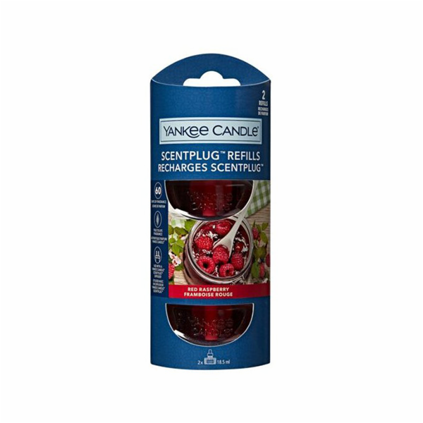 Náplně do osvěžovače Yankee Candle, Červená malina, 2 x 1...
