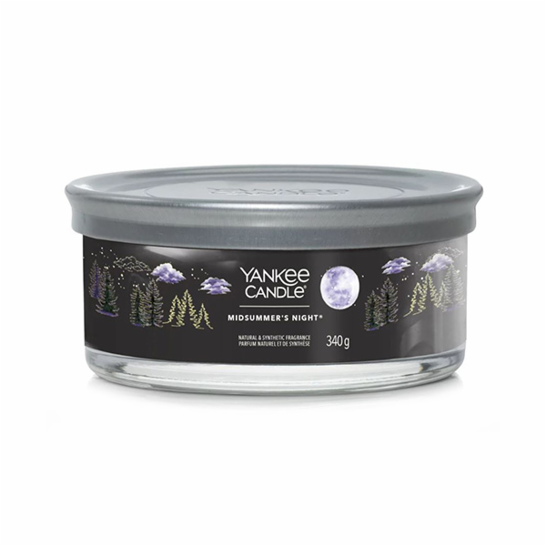Svíčka ve skleněném válci Yankee Candle, Letní noc, 340 g