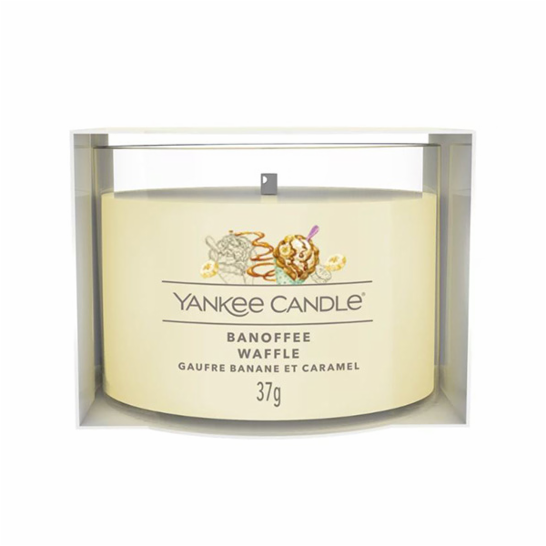 Votivní svíčka Yankee Candle, Vafle s banány a karamelem,...