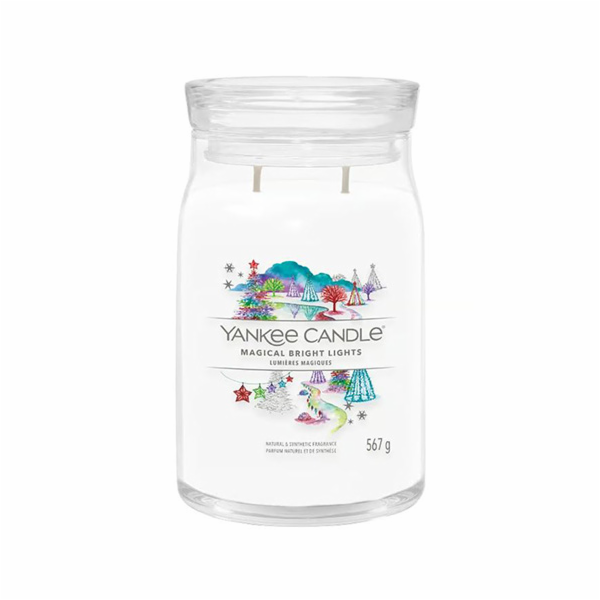 Svíčka ve skleněné dóze Yankee Candle, Čarovná zářící svě...