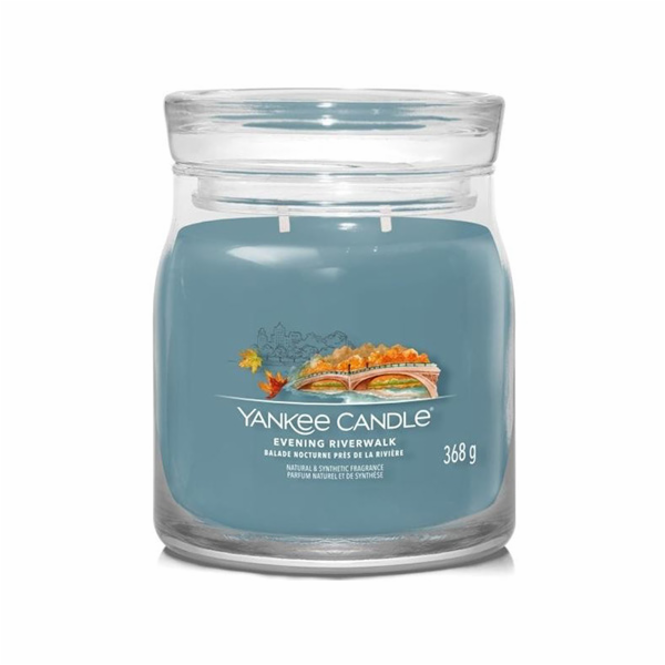 Svíčka ve skleněné dóze Yankee Candle, Večerní procházka ...
